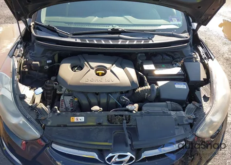 2013 Hyundai Elantra Gls/Limited z USA, uszkodzony, nr VIN KMHDH4AE2DU983561